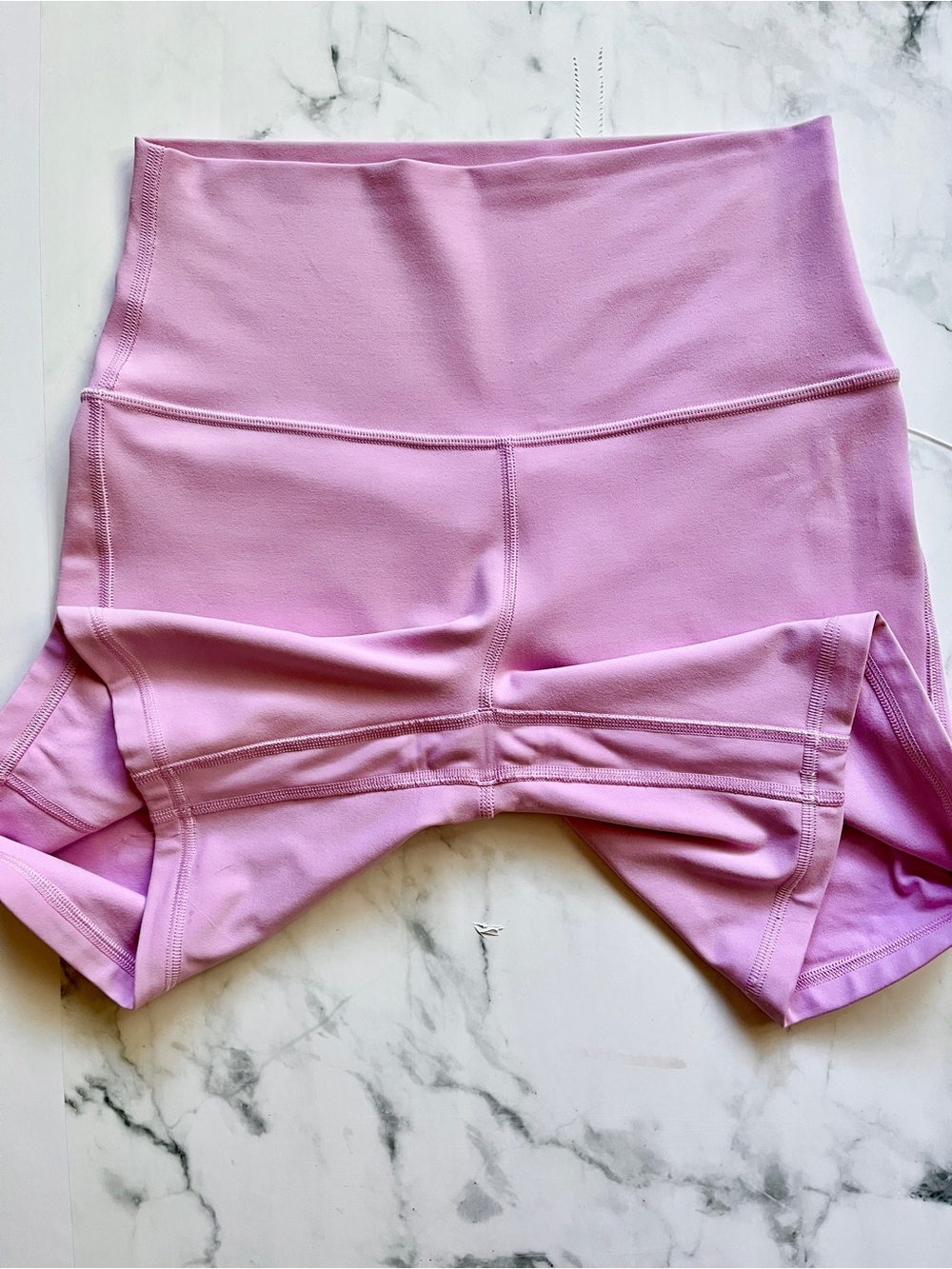 lululemon athletica High-Rise Pink Bike Shorts - Picture 4 of 11